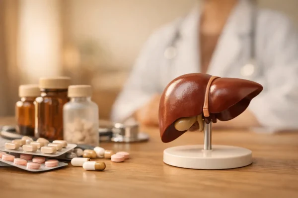 Novos medicamentos para esteatose hepática.