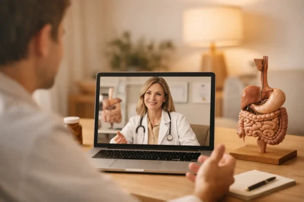 Telemedicina com Gastroenterologista particular