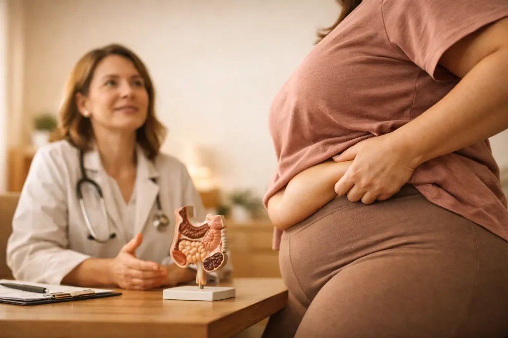Gastroenterologista para dificuldade de emagrecer
