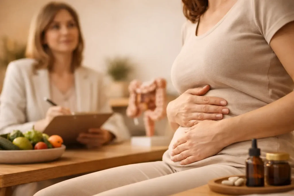 Tratamento individualizado para distensão abdominal